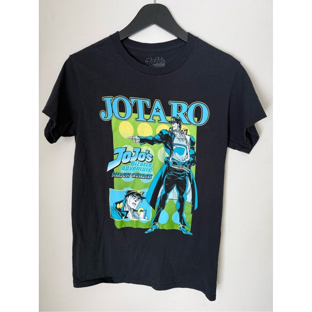 Jojo's Bizarre Adventure Jotaro Kujo Graphic T-Shirt Ripple Junction Black Small